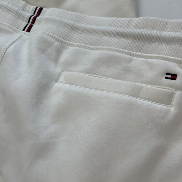 TOMMY Hilfiger Sweatpants Jogger XXL White Soft Fleece - Picture 6 of 10